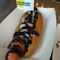 Moving Mountains vegan BBQ hotdog at BB Veggie in Brighton