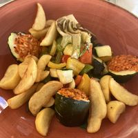 Vegetable plate   at Hotel Piran in Piran