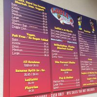 Menu 2 at Lugia's Ice Cream in Spencerport