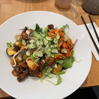 Bokkum Kimchi with selfmade udon  at Q Mee in Eisenstadt