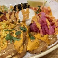 Taco bowl  at Kind Cafe in Vancouver