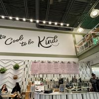 Mural 💜  at Kind Cafe in Vancouver