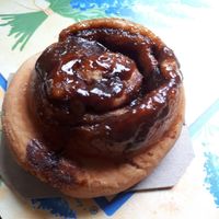 Sticky Bun
 at Kind Cafe in Vancouver