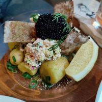 Tofu skagen at Harju 8 in Helsinki