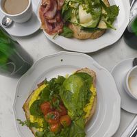 Friend says that the scrambled eggs Benedict were also delicious at Harju 8 in Helsinki