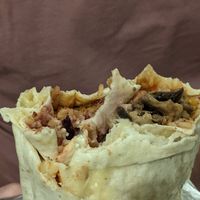 Build your own wrap with vegan chicken at Barburrito in Edinburgh