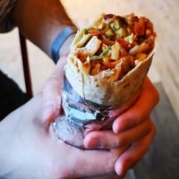 Vegan burrito at Barburrito in Edinburgh