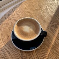 latte #Veganuary at Cafe W - Princes St in Edinburgh