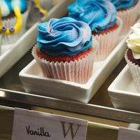 Vanilla cake at Cafe W - Princes St in Edinburgh
