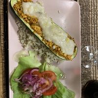 Berenjena rellenaa  at Flow Food in Gijon