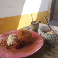 Sobremesas e café at Avocado in Obidos