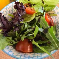 Side salad at Avocado in Obidos