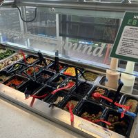 Salad bar  at Ocean Beach People's Organic Foods Co-op in San Diego