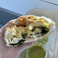 Breakfast burrito  at Project Coffee - Burns Court in Sarasota