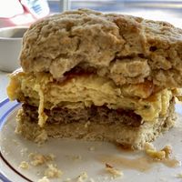 Breakfast sandwich!  at Project Coffee - Burns Court in Sarasota