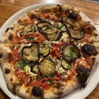 Vegan ortolana w mushrooms  at T17 Pizza in Box Hill North