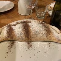 Vegan chocolate calzone! Sooooo yummy! And decadent! There’s always room for this!! Non-vegan friends liked it more than Nutella! 🤤 at T17 Pizza in Box Hill North