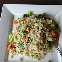 Veggie fried rice (no egg!) at Marco Polo Global Restaurant in Salem