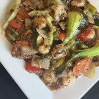 Mixed Vegetables in Garlic Black Bean Sauce  at Marco Polo Global Restaurant in Salem