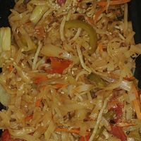 Vegan pad Thai at Marco Polo Global Restaurant in Salem