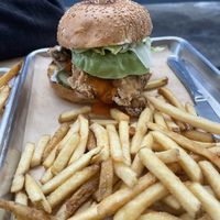 Oyster mushroom with Buffalo sauce   at Craft Roots  in Morgan Hill