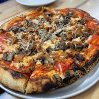 Sausage pizza   at Craft Roots  in Morgan Hill