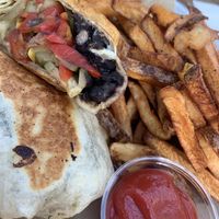 Veggie Wrap  at Blue Roof Bistro in Fairbanks