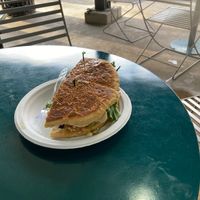 Vegan muffuletta at Aberto's Cheese and Wine in New Orleans