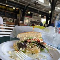 Vegan muffuletta  at Aberto's Cheese and Wine in New Orleans