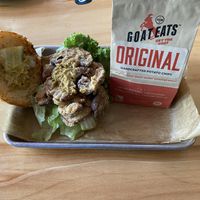 Shiitake sandwich & chips  at SweetArt in St Louis