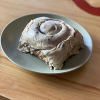 Matcha cinnamon rollls  at SweetArt in St Louis