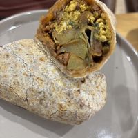 odessa's breakfast burrito! at SweetArt in St Louis