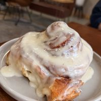 Cinnamon bun  at SweetArt in St Louis
