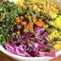 Chickpea curry bowl   at SweetArt in St Louis