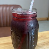 house-made hibiscus punch!  at SweetArt in St Louis