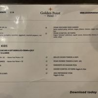 This the new Golden Point vegan options  at Golden Point Hotel in Ballarat