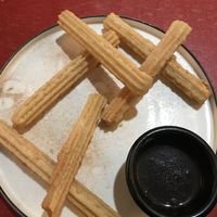 Vegan churros  at Golden Point Hotel in Ballarat