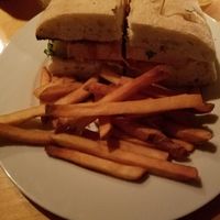 Bahn mi sandwich at Lompoc Cafe in Bar Harbor