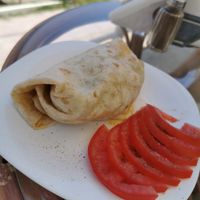 Vegan wrap  at Ammos in Crete