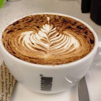 Coffee with oat at Eleos in Chard