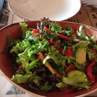 Vegan salad option , very expensive not really worth it at Incanto  in Burgas