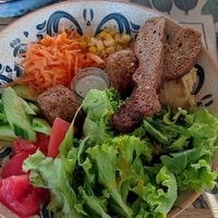 Tasty and healthy budda bowl. Very affordable also at Incanto  in Burgas