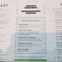 Menu at Lamara Coffee and Kitchen in New Orleans
