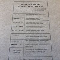 Smoothies  at Lamara Coffee and Kitchen in New Orleans