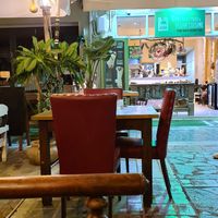 The restaurant at Let's Vegan in Crete