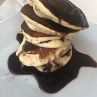 Vegan Chocolate Pancakes at Let's Vegan in Crete