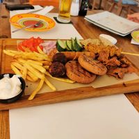 Grill Mix Plate at Let's Vegan in Crete