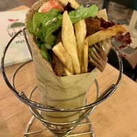 Pita at Let's Vegan in Crete
