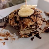 Vegan pancakes at Let's Vegan in Crete