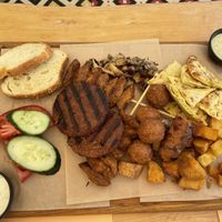 Meze platter for 2  at Let's Vegan in Crete